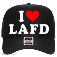 I Love Lafd Funny I Heart Lafd Hat thumb 0