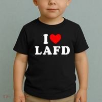 I Love Lafd Funny I Heart Lafd Toddler T-Shirt thumb 2