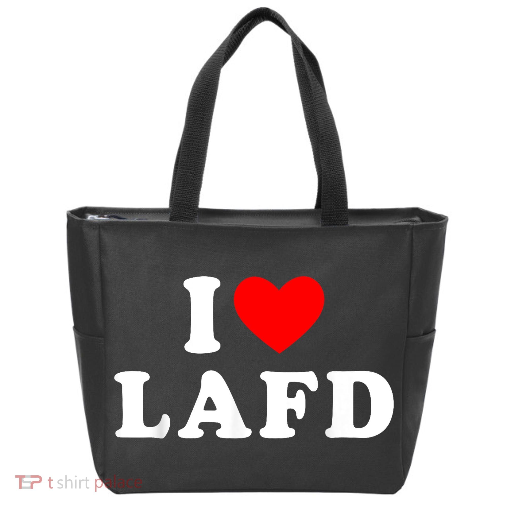 I Love Lafd Funny I Heart Lafd Tote Bag