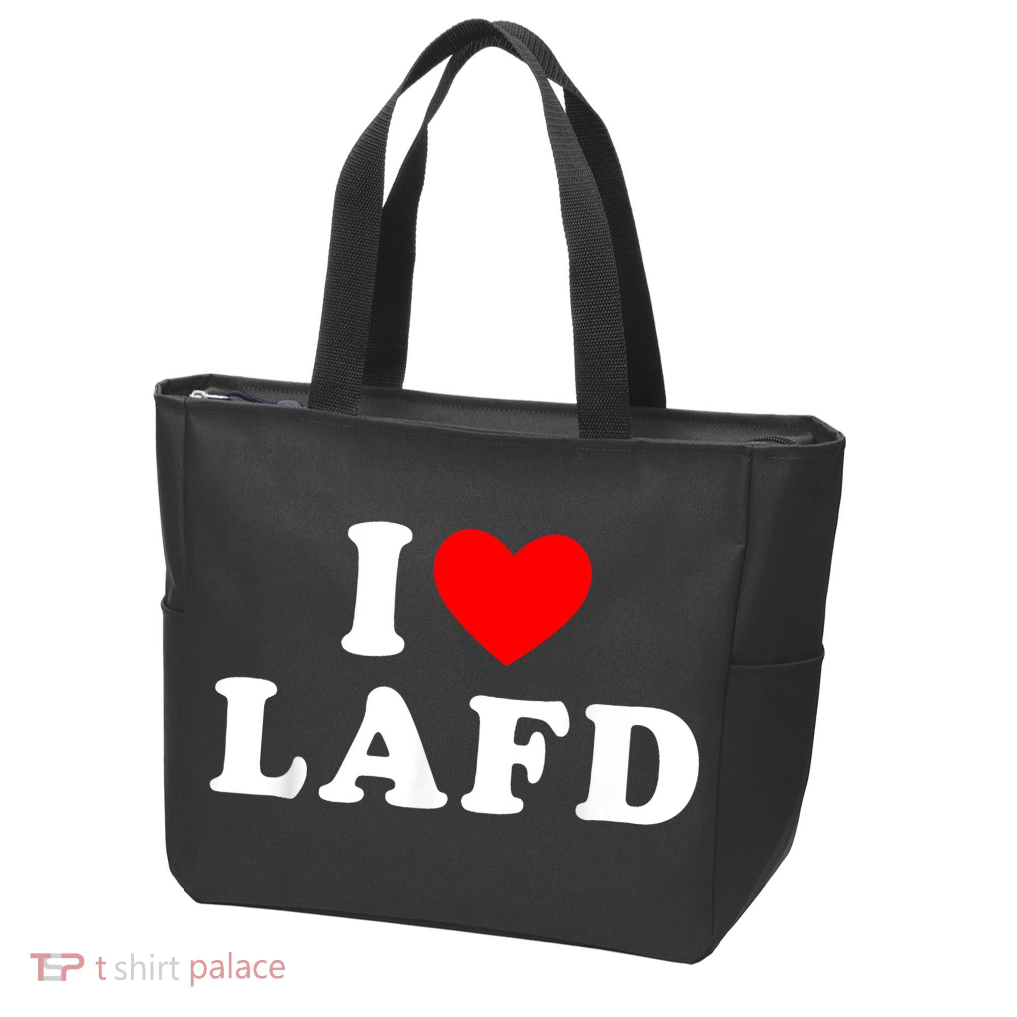 I Love Lafd Funny I Heart Lafd Tote Bag