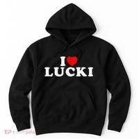 I Love Lucki I Heart Lucki Red Heart Hoodie thumb 0