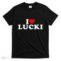 I Love Lucki I Heart Lucki Red Heart T-Shirt thumb 0
