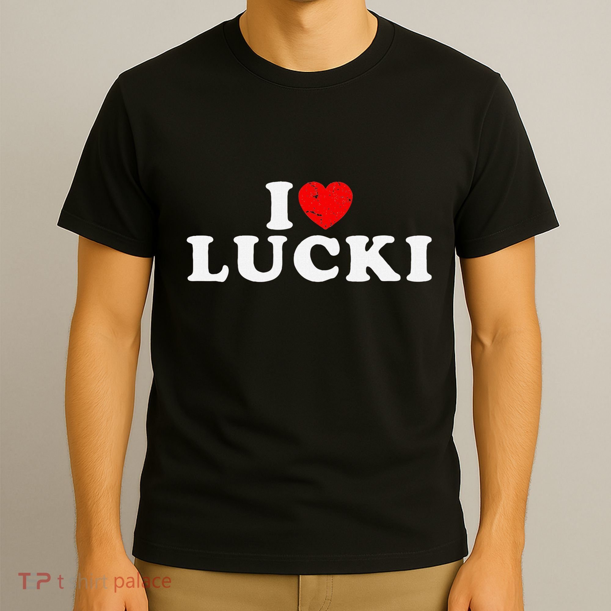 I Love Lucki I Heart Lucki Red Heart T-Shirt