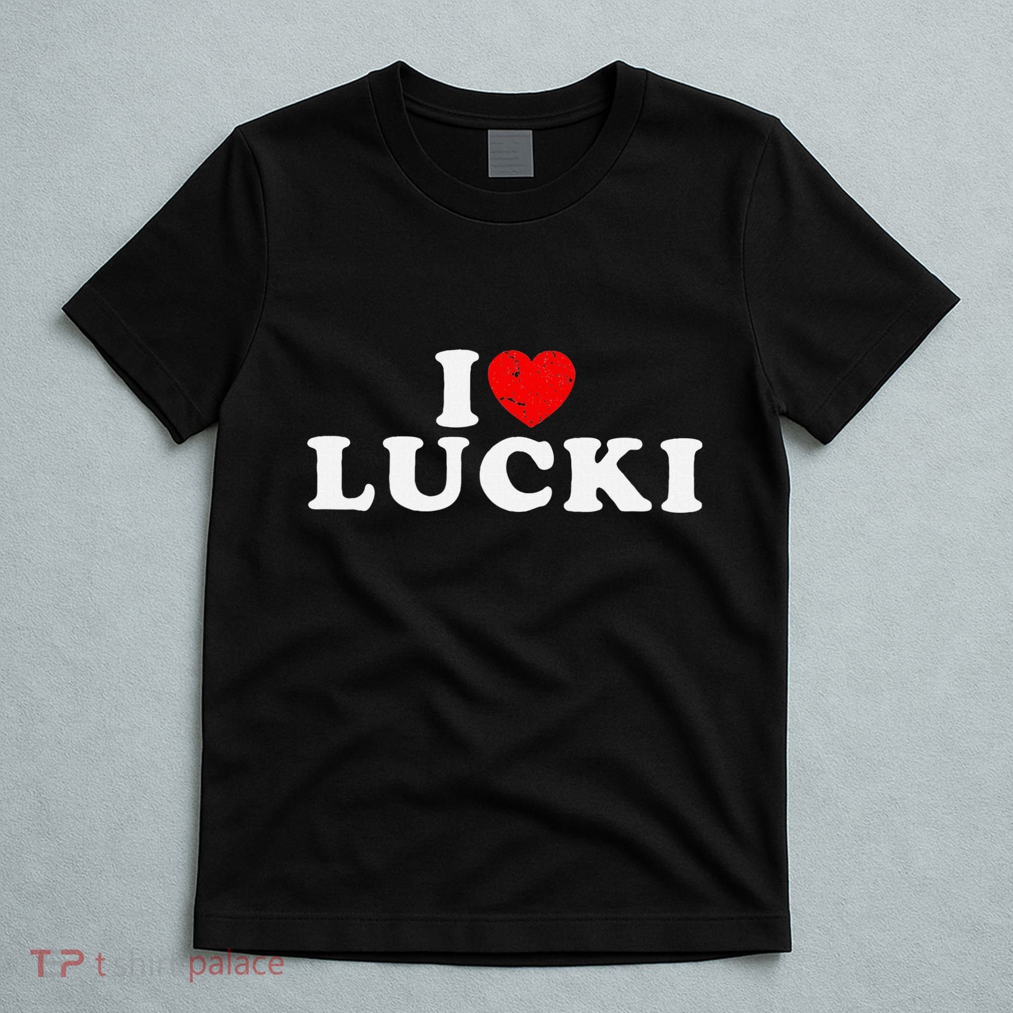 I Love Lucki I Heart Lucki Red Heart T-Shirt