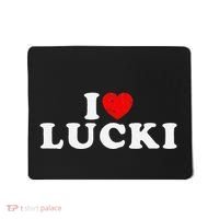 I Love Lucki I Heart Lucki Red Heart Mousepad thumb 0