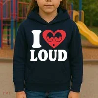 I Love Loud Kids Hoodie thumb 3
