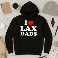 I Love Lax Dads Hoodie thumb 3