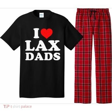 I Love Lax Dads Pajama Set