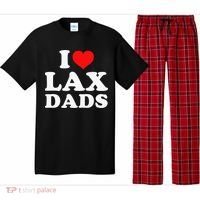 I Love Lax Dads Pajama Set thumb 0
