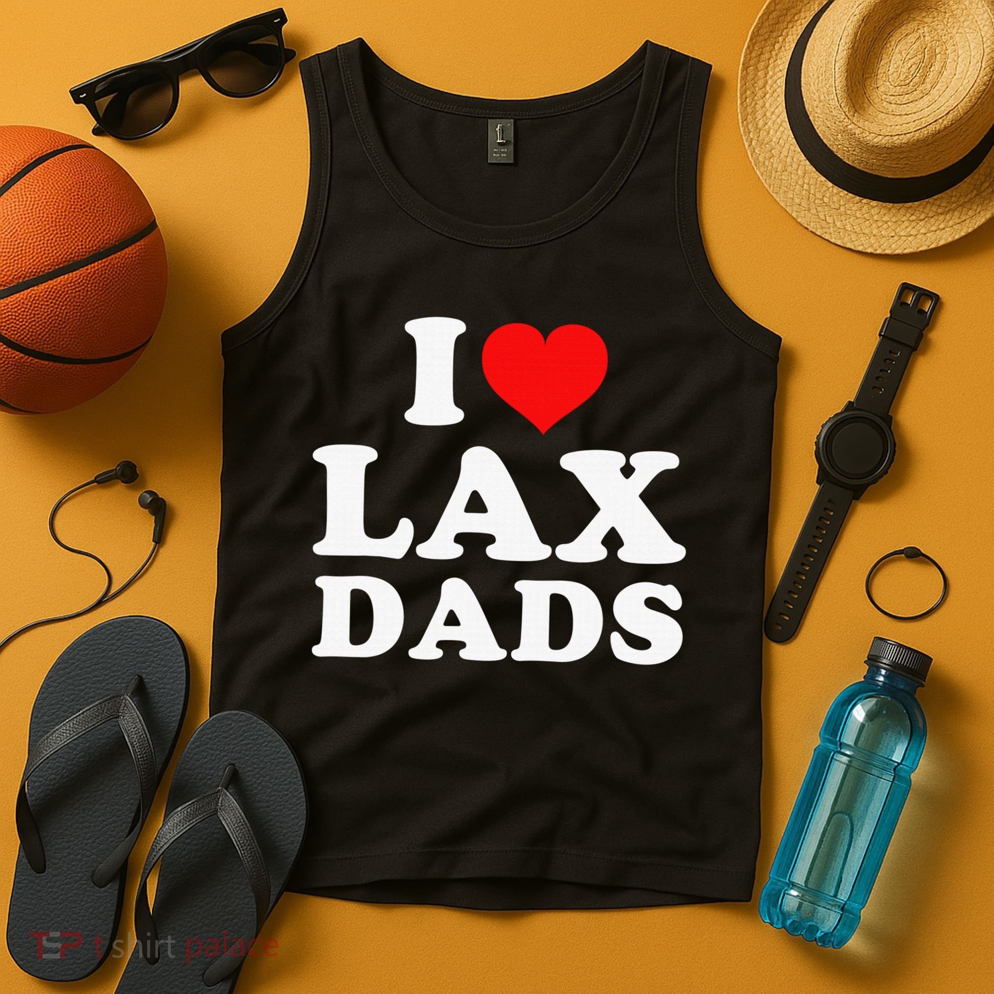 I Love Lax Dads Tank Top
