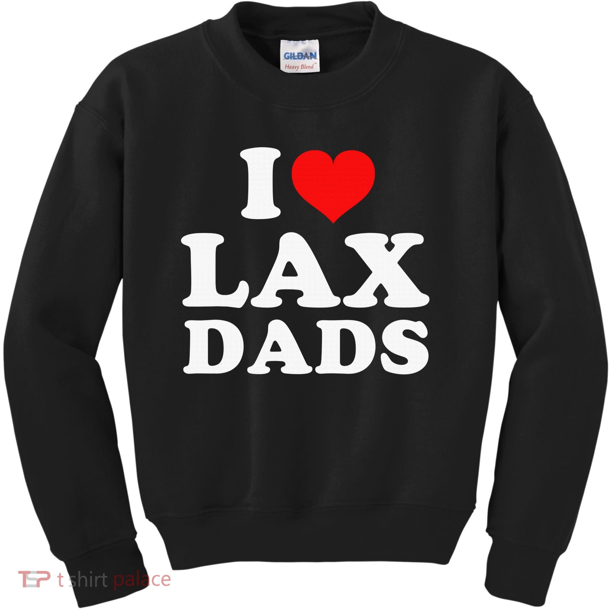 I Love Lax Dads Kids Sweatshirt