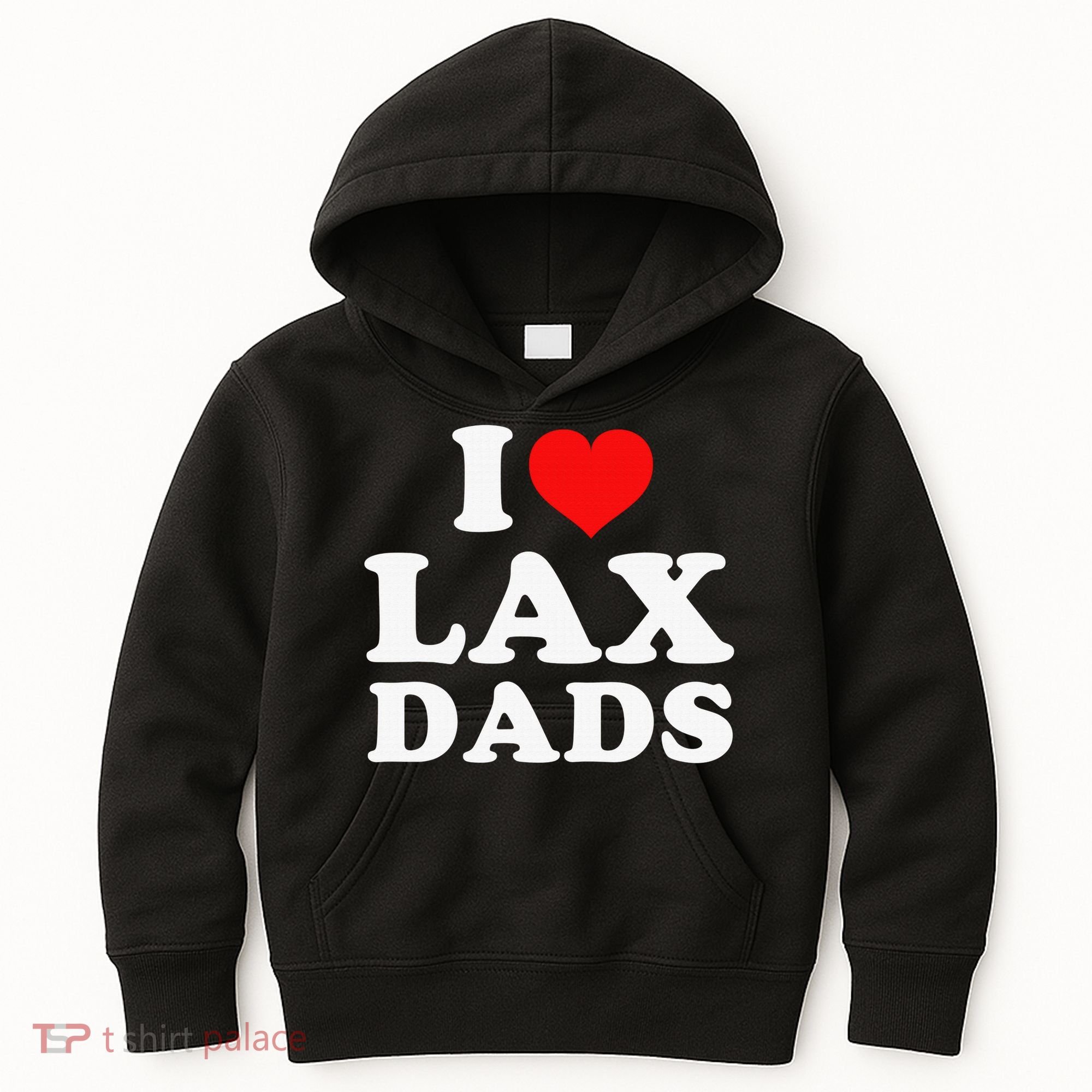 I Love Lax Dads Kids Hoodie
