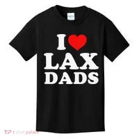 I Love Lax Dads Kids T-Shirt thumb 0