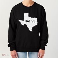I Love Lone Star State Texas Native Women's Sweatshirt thumb 0