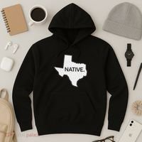 I Love Lone Star State Texas Native Hoodie thumb 3