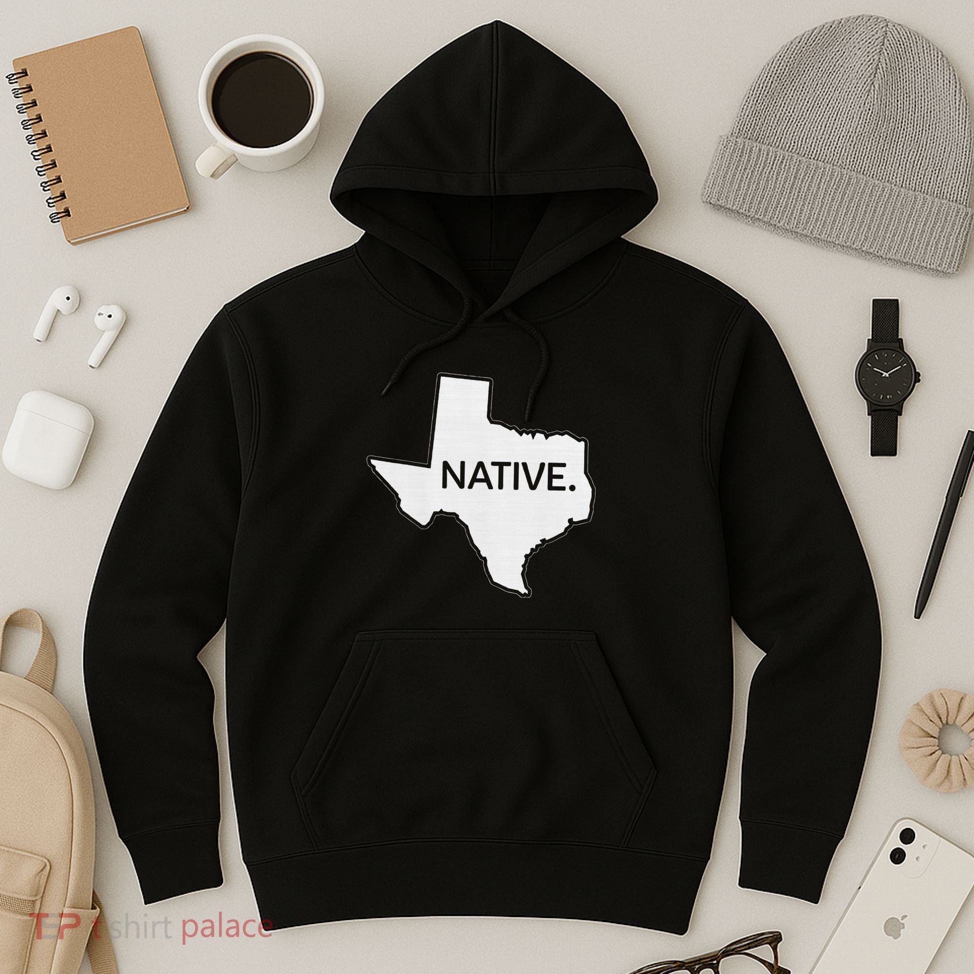 I Love Lone Star State Texas Native Hoodie