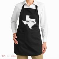 I Love Lone Star State Texas Native Apron thumb 2