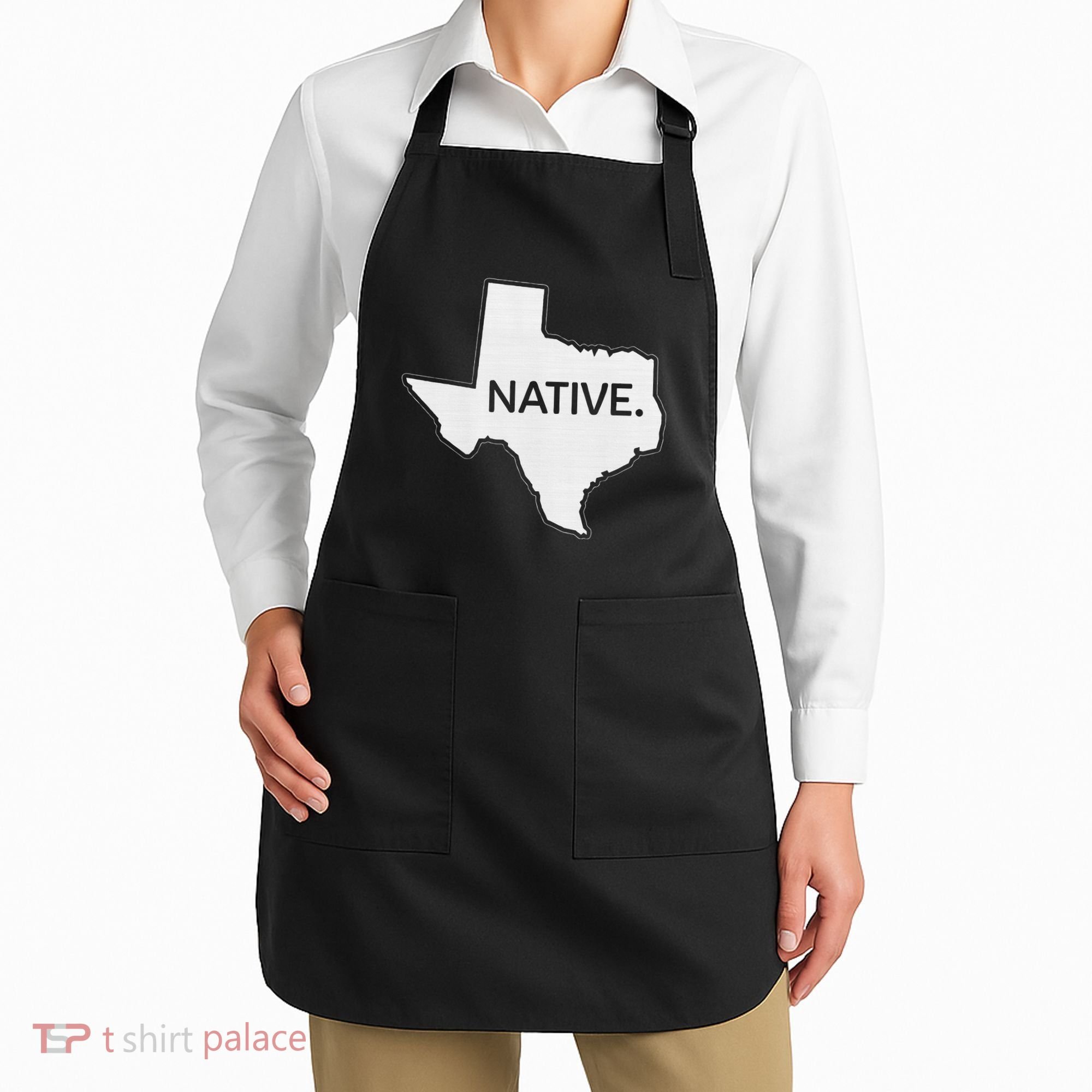 I Love Lone Star State Texas Native Apron