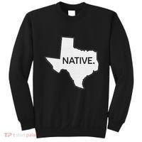 I Love Lone Star State Texas Native Sweatshirt thumb 0