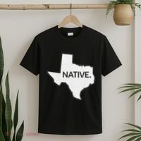 I Love Lone Star State Texas Native T-Shirt thumb 2