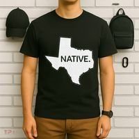 I Love Lone Star State Texas Native T-Shirt thumb 6