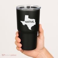 I Love Lone Star State Texas Native Tumbler thumb 2