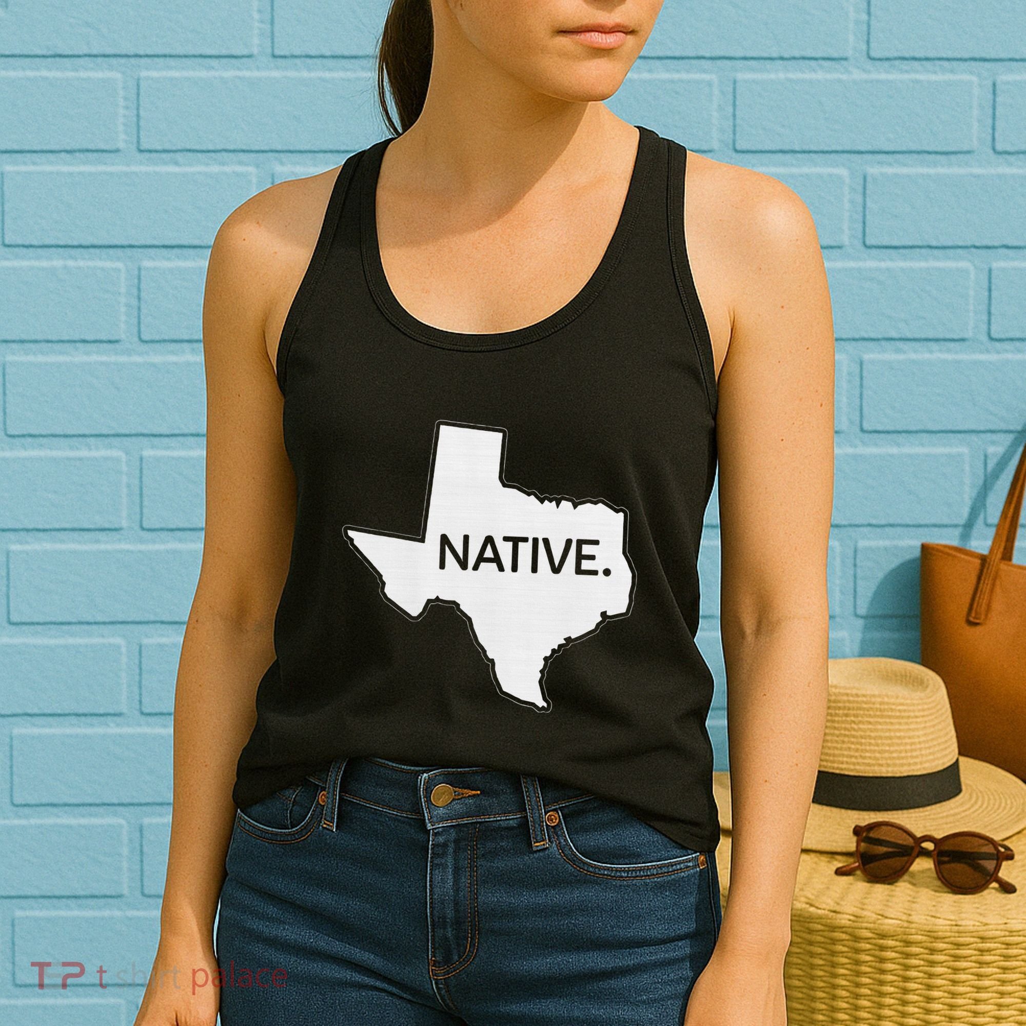I Love Lone Star State Texas Native Women's Tank Top