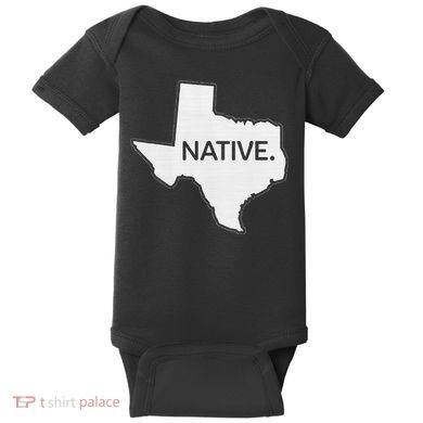 I Love Lone Star State Texas Native Baby Bodysuit