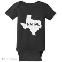 I Love Lone Star State Texas Native Baby Bodysuit thumb 0