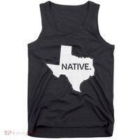 I Love Lone Star State Texas Native Tank Top thumb 0
