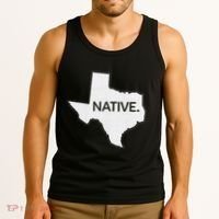 I Love Lone Star State Texas Native Tank Top thumb 3