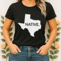 I Love Lone Star State Texas Native Women's T-Shirt thumb 2