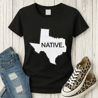 I Love Lone Star State Texas Native Women's T-Shirt thumb 3