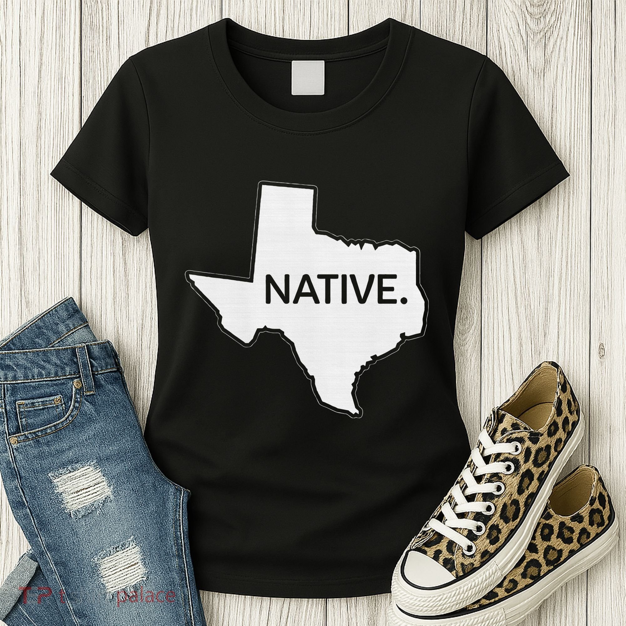 I Love Lone Star State Texas Native Women's T-Shirt