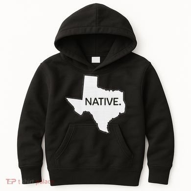 I Love Lone Star State Texas Native Kids Hoodie