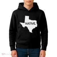I Love Lone Star State Texas Native Kids Hoodie thumb 4