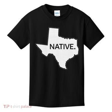 I Love Lone Star State Texas Native Kids T-Shirt