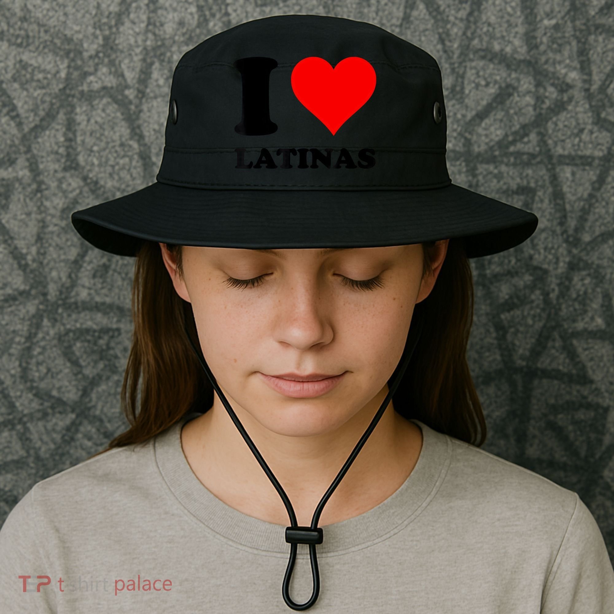 I Love Latinas Bucket Hat