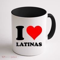 I Love Latinas Coffee Mug thumb 1