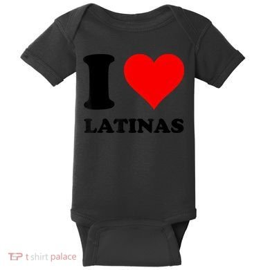 I Love Latinas Baby Bodysuit