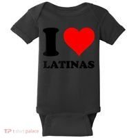 I Love Latinas Baby Bodysuit thumb 0