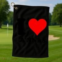 I Love Latinas Golf Towel thumb 1