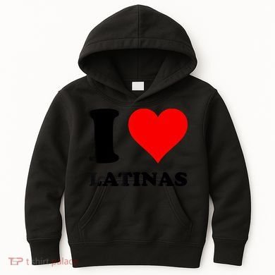 I Love Latinas Kids Hoodie