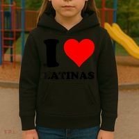 I Love Latinas Kids Hoodie thumb 3