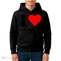 I Love Latinas Kids Hoodie thumb 4