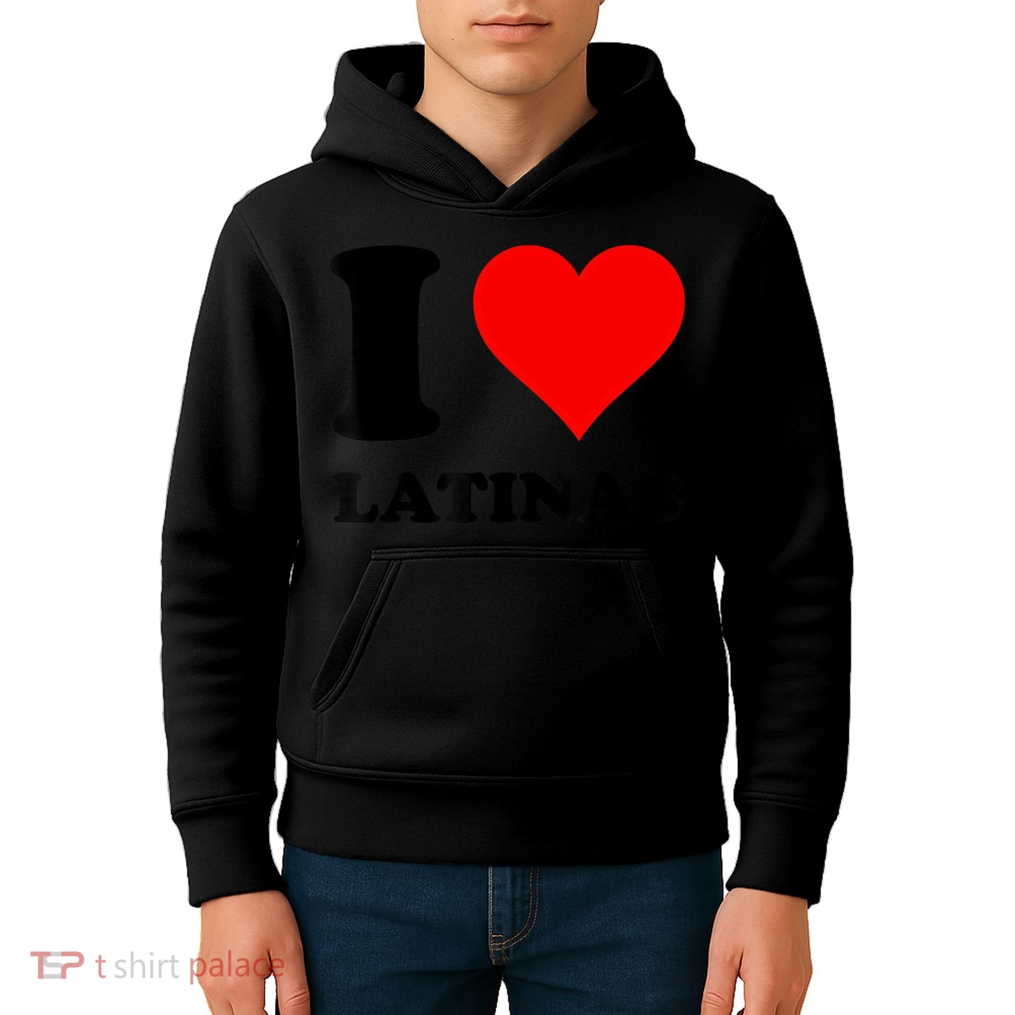 I Love Latinas Kids Hoodie