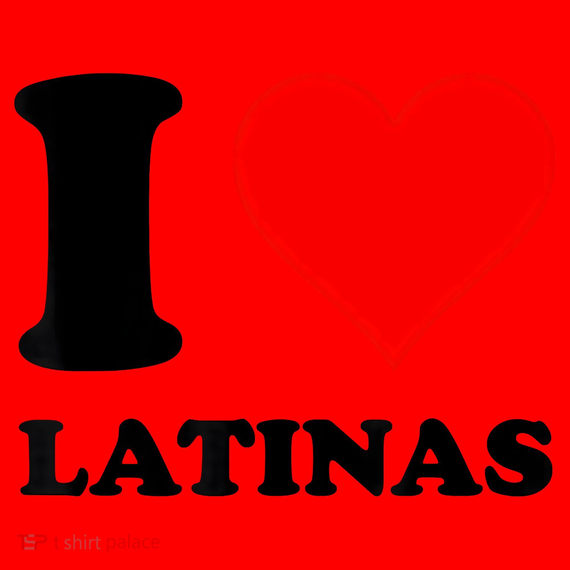 I Love Latinas Santa Hat