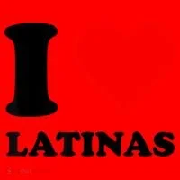 I Love Latinas Santa Hat thumb 1