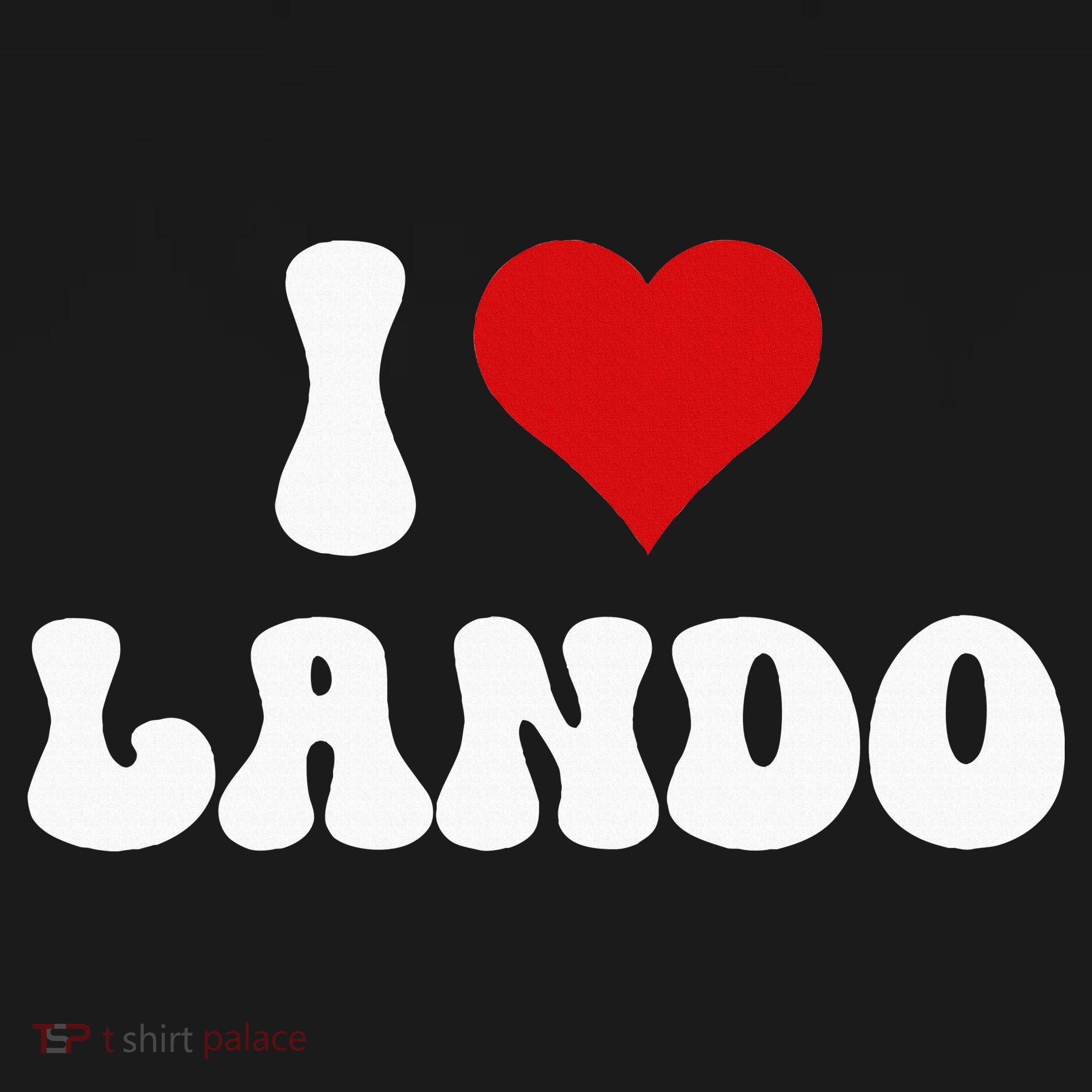 I Love Lando I Heart Lando Valentine's Day Women's Hoodie