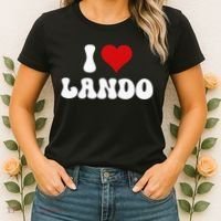 I Love Lando I Heart Lando Valentine's Day Women's T-Shirt thumb 2